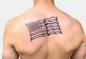 US Navy flag tattoo idea
