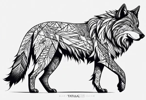 TATUAJE DE LOBO EN EL PECHO
ALGO MAS VIOLENTO tattoo idea