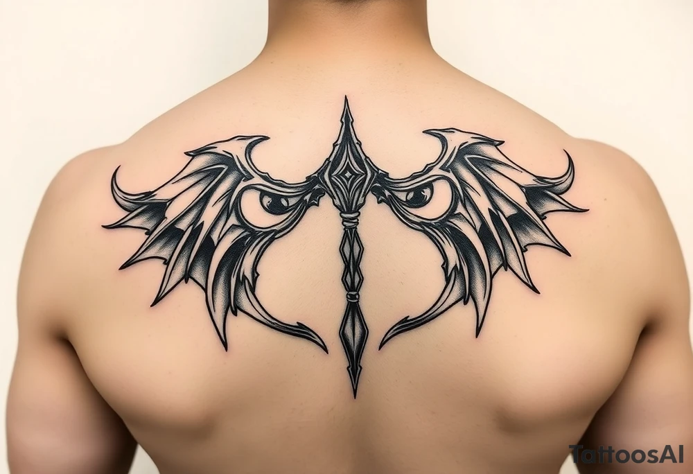 kinky fetish latex dominatrix tattoo idea