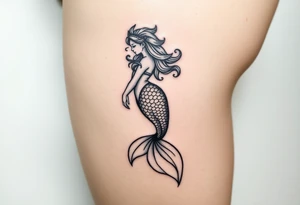 mermaid tattoo tattoo idea