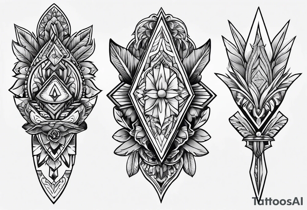 arrowhead tattoo idea
