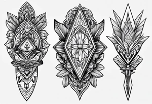 arrowhead tattoo idea