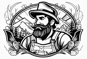 Lumber jack tattoo idea