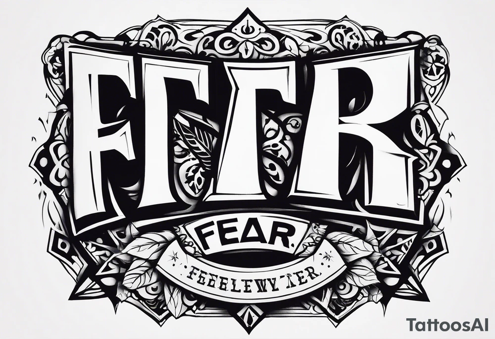F.E.A.R tattoo idea