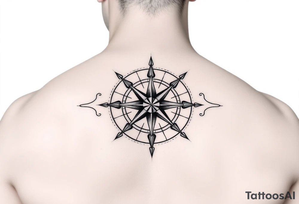 Compass tattoo idea