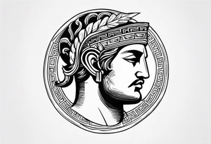 Ancient greek tattoo tattoo idea