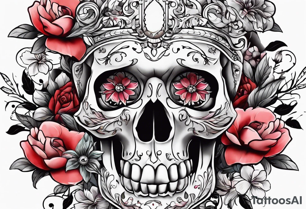 i want a tattoo for a girl,it can have a simplr flowers tattoo idea