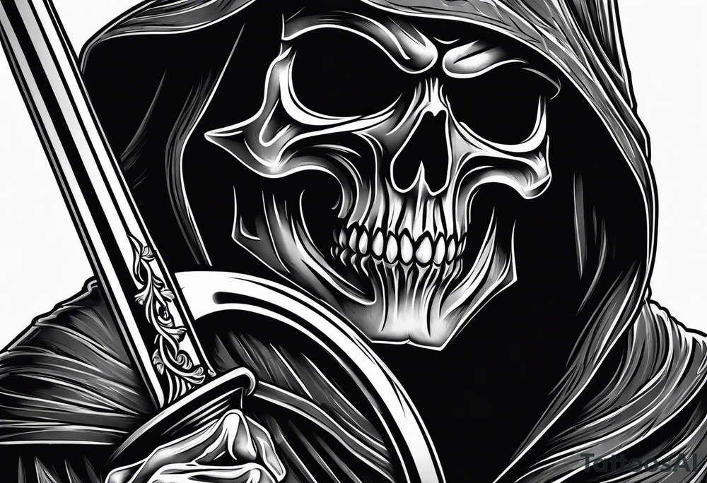 Grim reaper tattoo idea