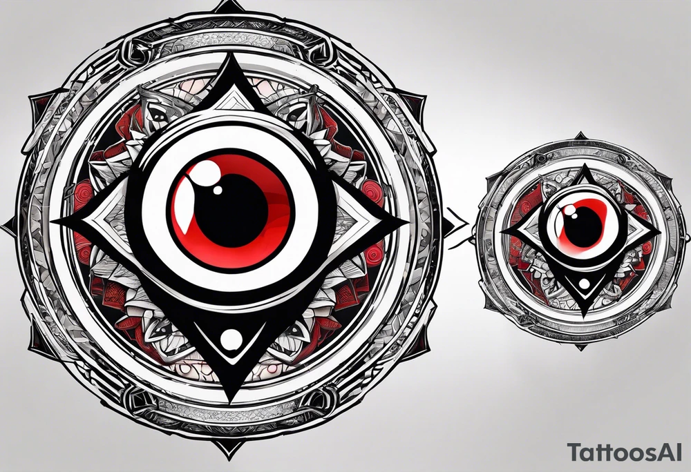 Tatto from Itachi with his mangekyou sharingan tattoo idea