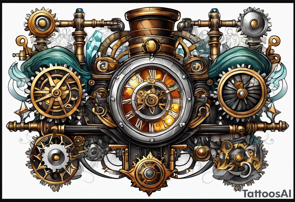 Steampunk tattoo idea