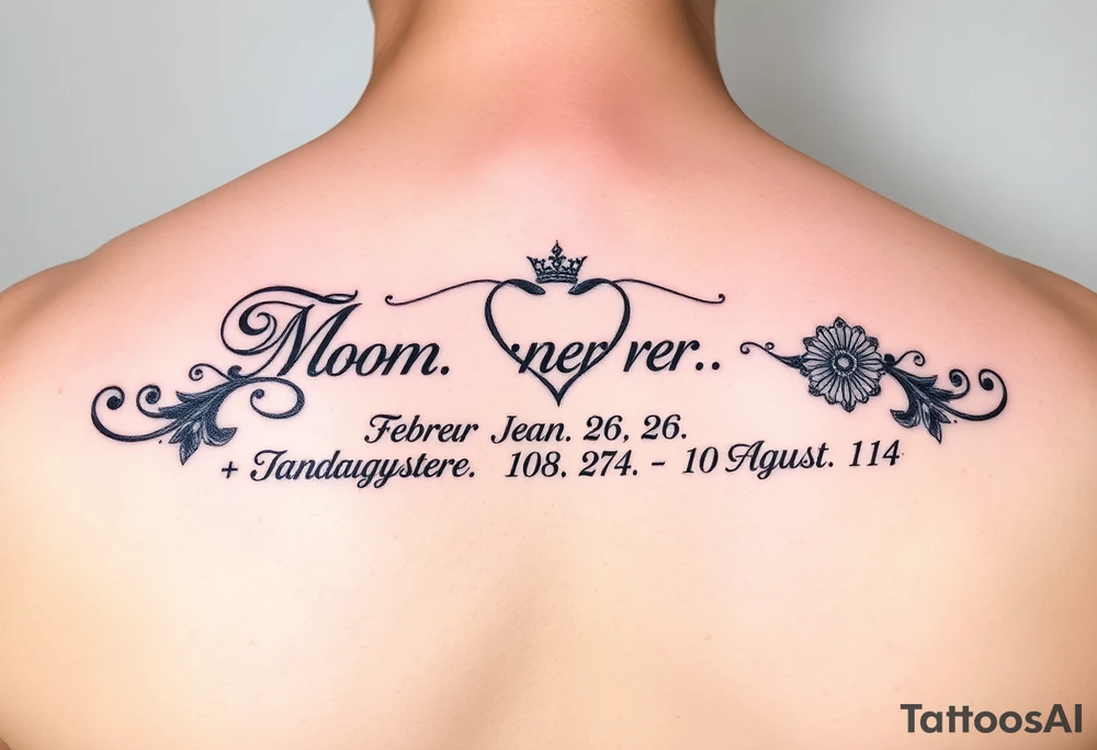 Something to represent mother Jean February 26,daughters Sara January 28,and Nora August 14 tattoo idea