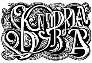 Kendra Loves Bubba, odinism letters tattoo idea