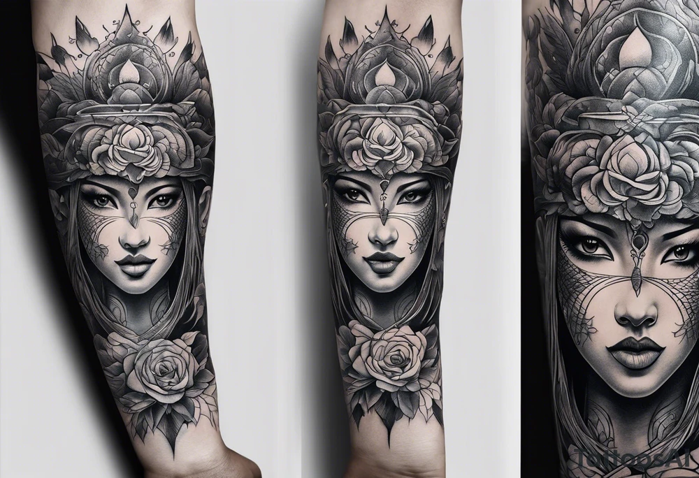 Reincarnation forearm tattoo tattoo idea
