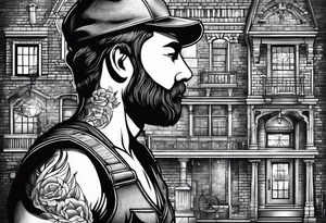 Bricklayer tattoo idea