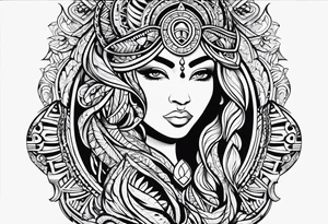 Polynesian hook tattoo tattoo idea