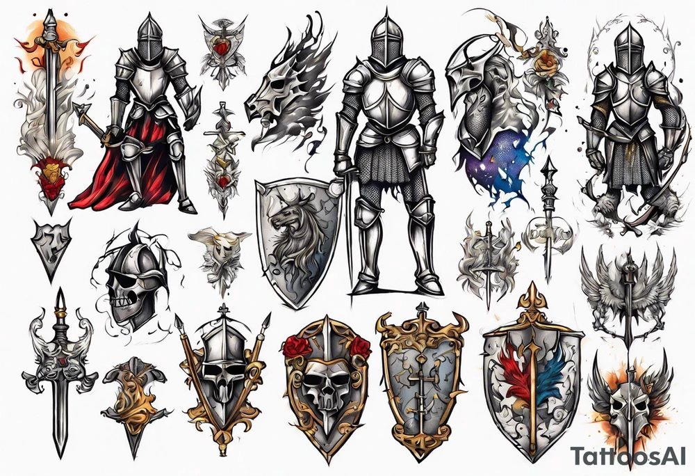 Knight tattoo idea