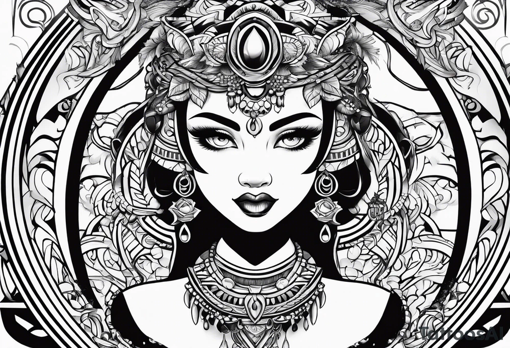 Cartoon tattoo idea