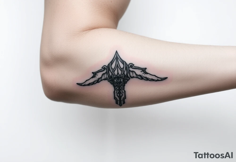 Ancient canopy tattoo idea