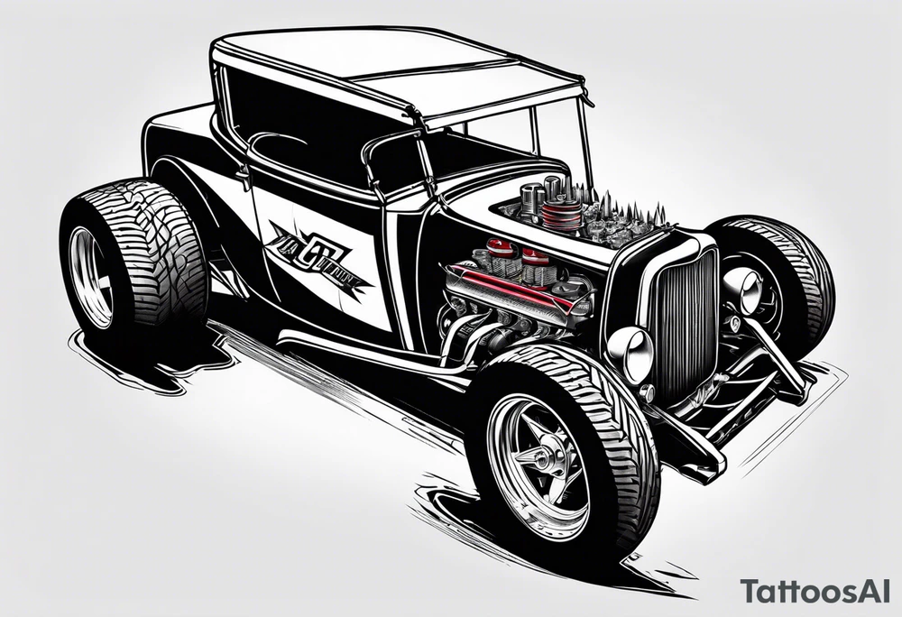 Sprint car tattoo idea