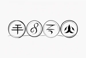 Use the word resilience and the infinite sign to represent 2 boys and 1 mom tattoo idea