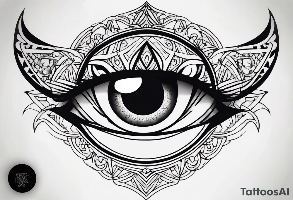 Byakugan eyes tattoo idea