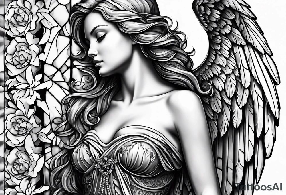 I saw the angel in the marble and carved until I set her free tattoo idea