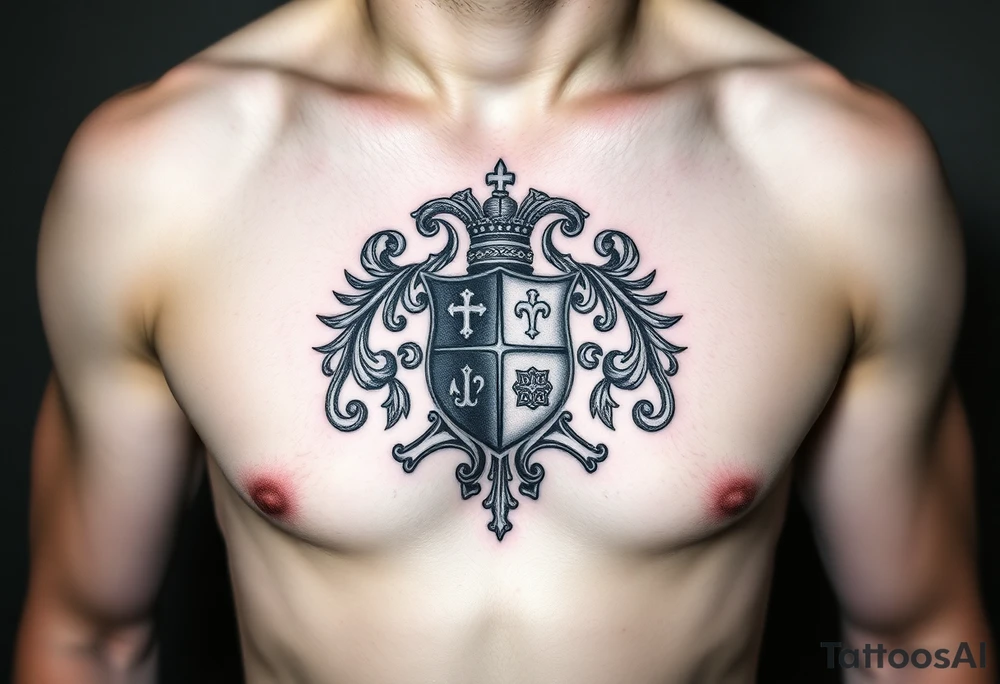Smith, Irish family crest very intricate tattoo idea