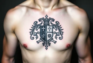 Smith, Irish family crest very intricate tattoo idea