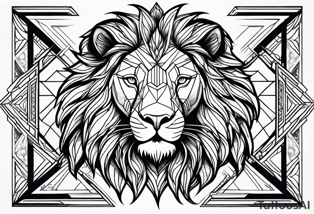 Christian god tattoo idea