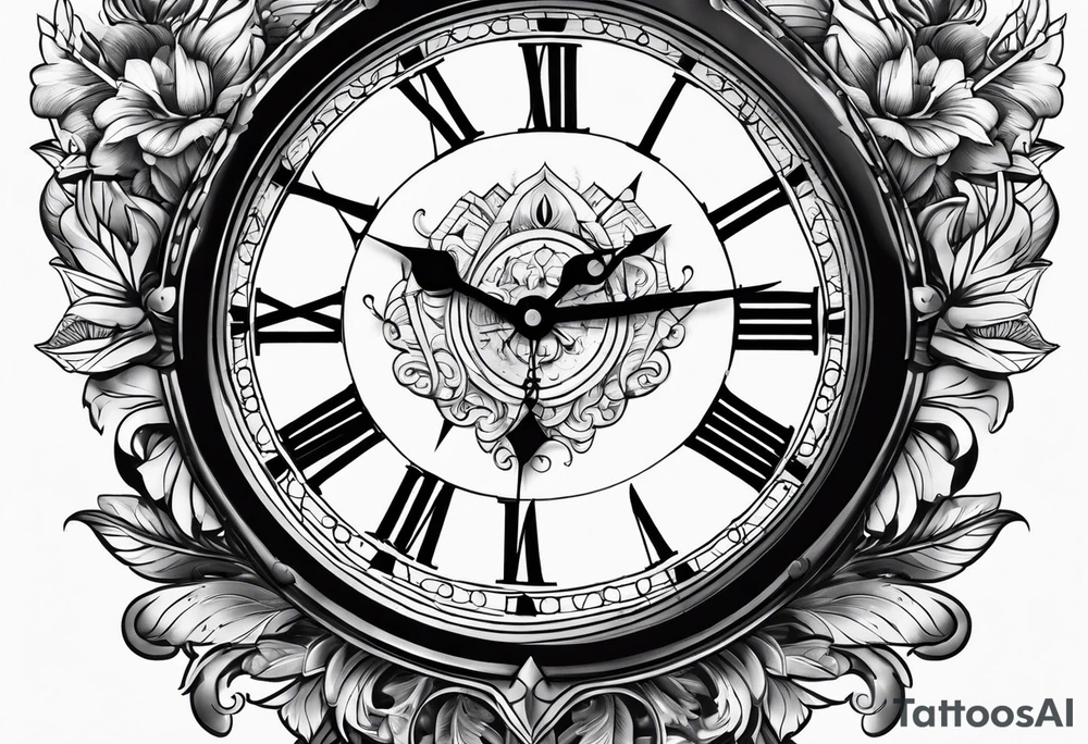 Clock tattoo idea