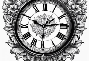 Clock tattoo idea