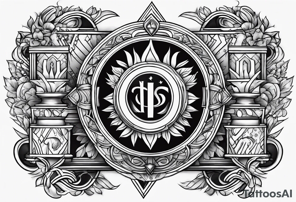 money and fire and love tattoo idea