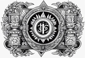 money and fire and love tattoo idea