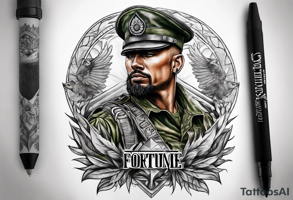 soldier of fortune tattoo idea
