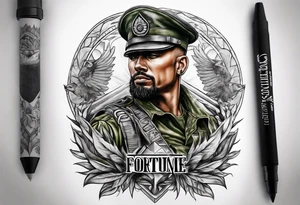 soldier of fortune tattoo idea