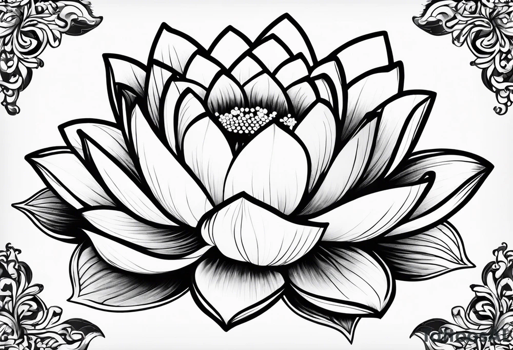 lotus flower AND para siempre tattoo idea