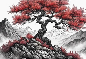 burning bush tattoo idea