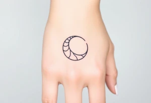 Tatouage mystique avec croissant de lune tattoo idea