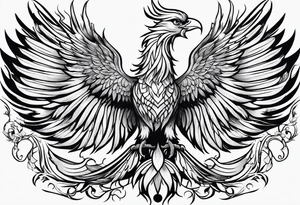 Phoenix tattoo idea