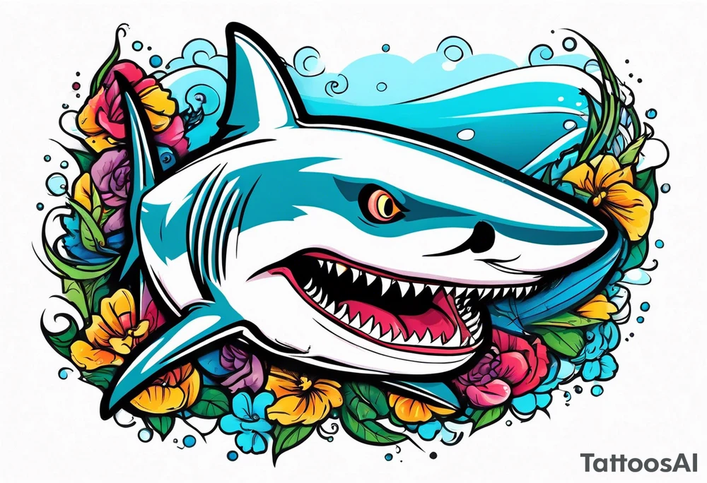 Shark tattoo idea