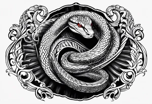 lucifer's snake tattoo idea