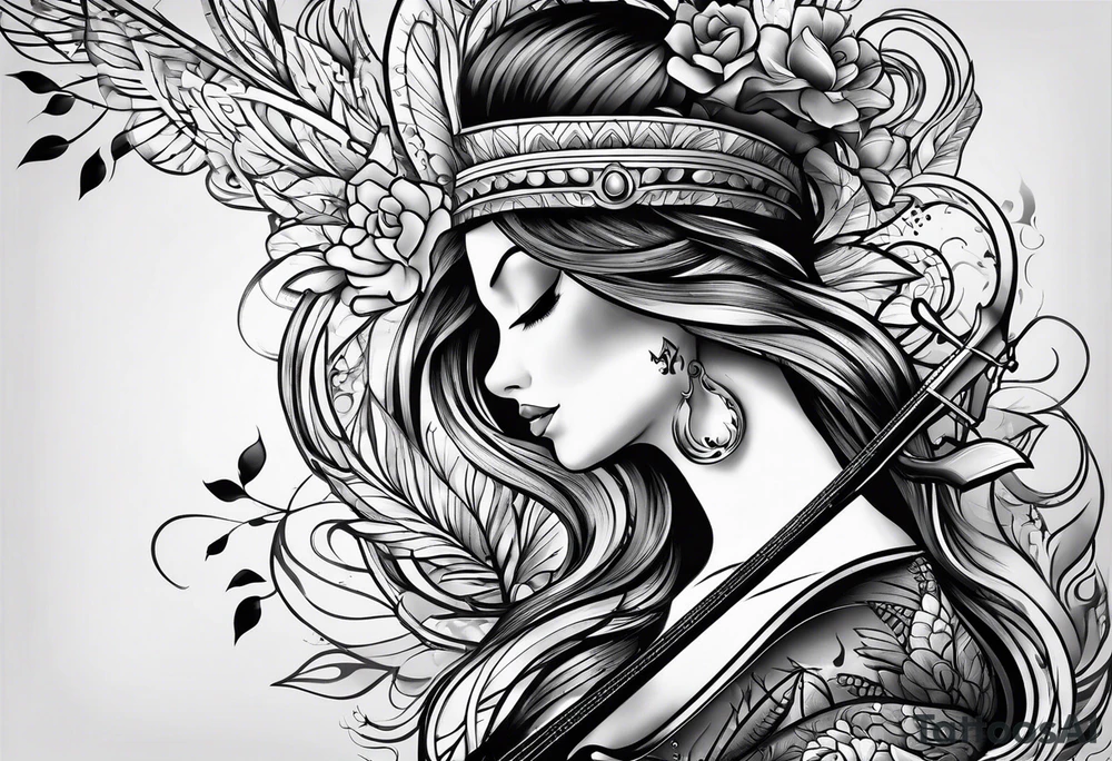 music tattoo idea