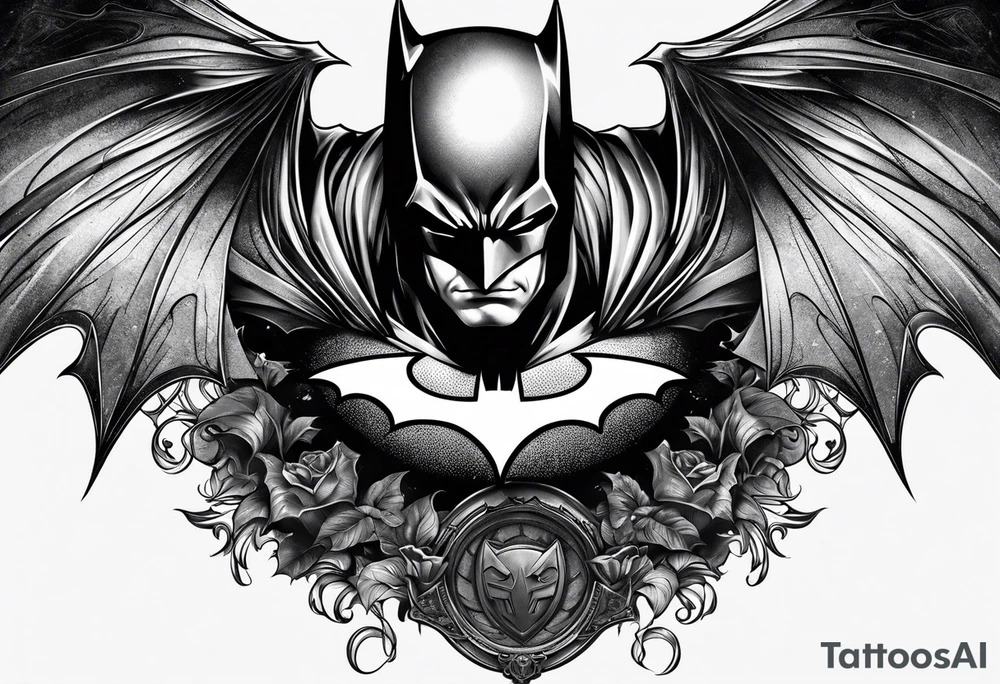 Batman dark knight tattoo idea