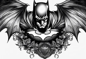 Batman dark knight tattoo idea