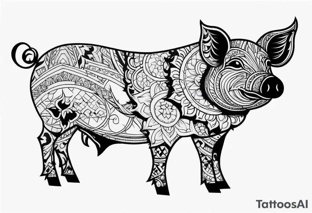 pigs tattoo idea