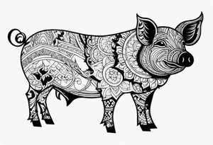 pigs tattoo idea