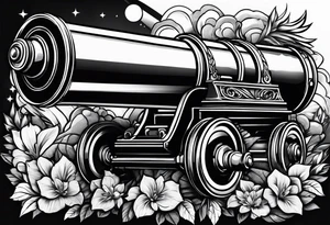 Cannon Battery, Fitness tattoo idea