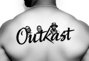 music group Outkast simple tattoos tattoo idea