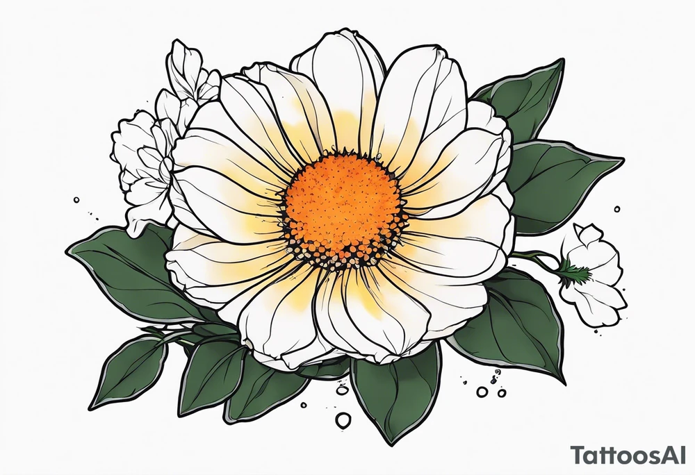 From the Anime The promised neverland Vida flower tattoo idea