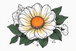 From the Anime The promised neverland Vida flower tattoo idea